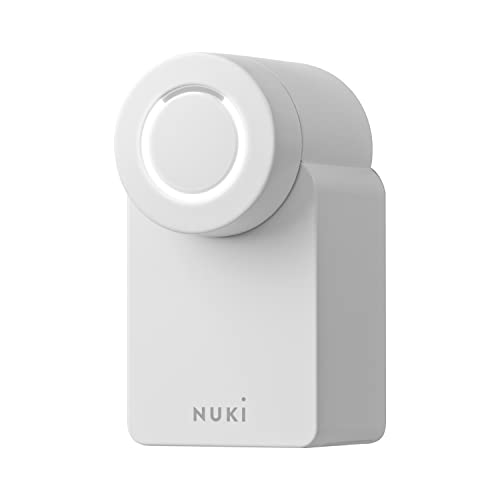 NUKI 220800 3.0, Accesso Senza Chiave, Serratura Smart Lock per casa collegata, Funziona con batterie, Bianco