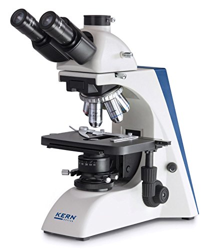 Microscopio a luce trasmessa [Kern OBN-135] Espansione flessibile per l'utente esperto, sistema ottico: Infinito, tubo: trinoculare, illuminazione: 3W LED (luce trasmessa)