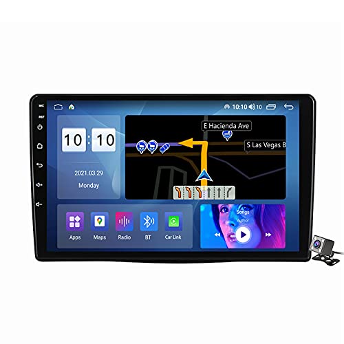 9 Pollici Autoradio 2 DIN Android 11 per Fiat 500L 2012-2017 Supporto GPS FM AM RDS/Bluetooth/Carplay Android Auto/Voice Control/Controllo del Volante/Sistema Multimediale,M300s