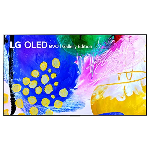 LG OLED55G26LA Smart TV 4K 55' TV OLED evo Gallery Edition Serie G2 2022, Gallery Design, Processore α9 Gen 5, Brightness Booster Max, Dolby Vision Precision Detail, Wi-Fi 6, 4 HDMI 2.1 @48Gbps