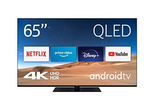 Nokia Smart TV – 6500D 65 pollici televisore (164 cm), Android TV QLED (4K Ultra HD, Dolby Vision, HDR10, assistente vocale, triplo tuner, DVB-C/S2/T2)