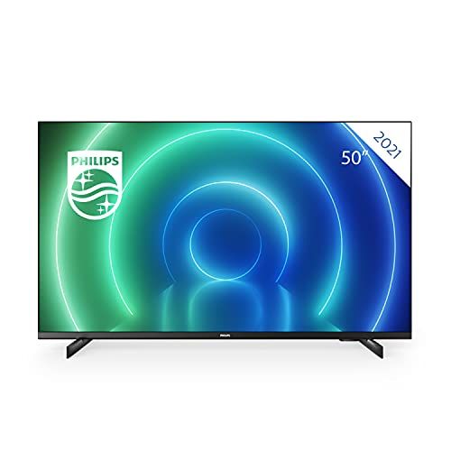 Philips 50PUS7506/12 50 Pollici Smart TV 4K. Televisore LED ideale per Netflix e Gaming/Assistente Google e Alexa/Ambilight, Immagini HDR Nitide, Dolby Vision e Dolby Atmos