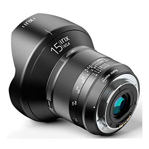 Irix – Obiettivo ultragrandangolare Blackstone 15 mm f2,4 (filettatura filtro 95 mm, pieno formato, scritte illuminate, anello messa a fuoco ottimizzato)