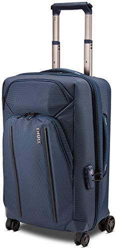 Thule Crossover 2 Valigia portabagagli da 35 litri a mano (superficie morbida, chiusura a chiave, trolley, 4 ruote, 55 cm) blu