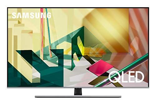 Samsung TV QE55Q74TATXZT Serie Q70T Modello Q74T QLED Smart TV 55″, con Alexa integrata, Ultra HD 4K, Wi-Fi, Silver, 2020, Esclusiva Amazon
