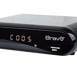 Bravo Decoder Digitale Terrestre Full HD 1080p  DVB-T2  Funzioni Multimediali Porte USB Ethernet