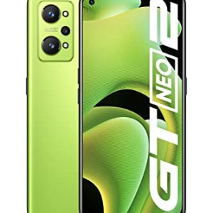realme GT Neo 2 Smartphone, Processore Qualcomm Snapdragon 870 5G, Display AMOLED E4 120 Hz, Ricarica SuperDart da 65W, Tripla Fotocamera da 64MP, Dual Sim, NFC, 12GB+256GB, Verde NEO
