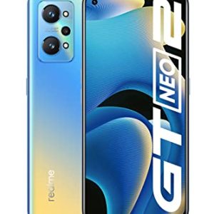realme GT Neo 2 Smartphone, Processore Qualcomm Snapdragon 870 5G, Display AMOLED E4 120 Hz, Ricarica SuperDart da 65W, Tripla Fotocamera da 64MP, Dual Sim, NFC, 8GB+128GB, Blu NEO